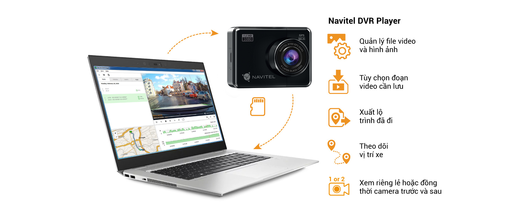 NAVITEL R700 GPS DUAL 12