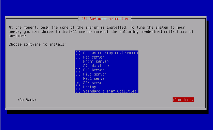 Server setting 40